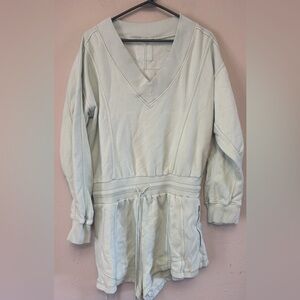 Free People FP Movement Intercept Romper in Pistachio / Mint, size M NWT